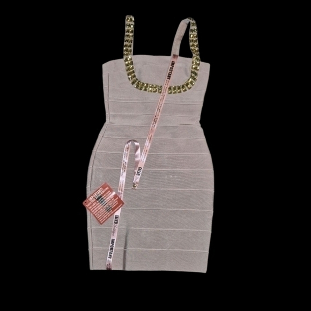 House Of CB / Celeboutique Light Blush Pink Dress Size S